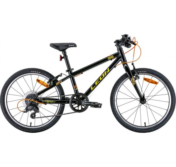 Велосипед Leon GO 7 speed Vbr Al Black/Yellow 20" рама - 10" 2022 (OPS ...