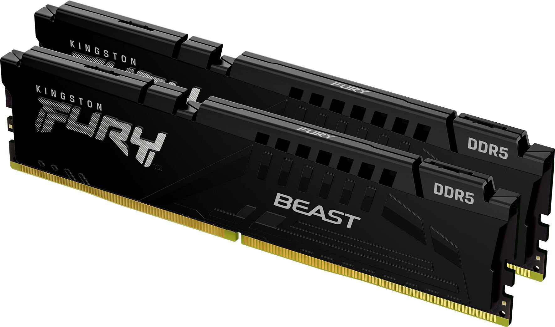 Модуль пам'яті Kingston Fury DDR5 16GB 2x8GB 5200MHz Beast Black