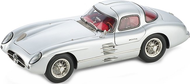 Автомодель СMC Mercedes-Benz 300 SLR Uhlenhaut Coupe 1955 Silver 1