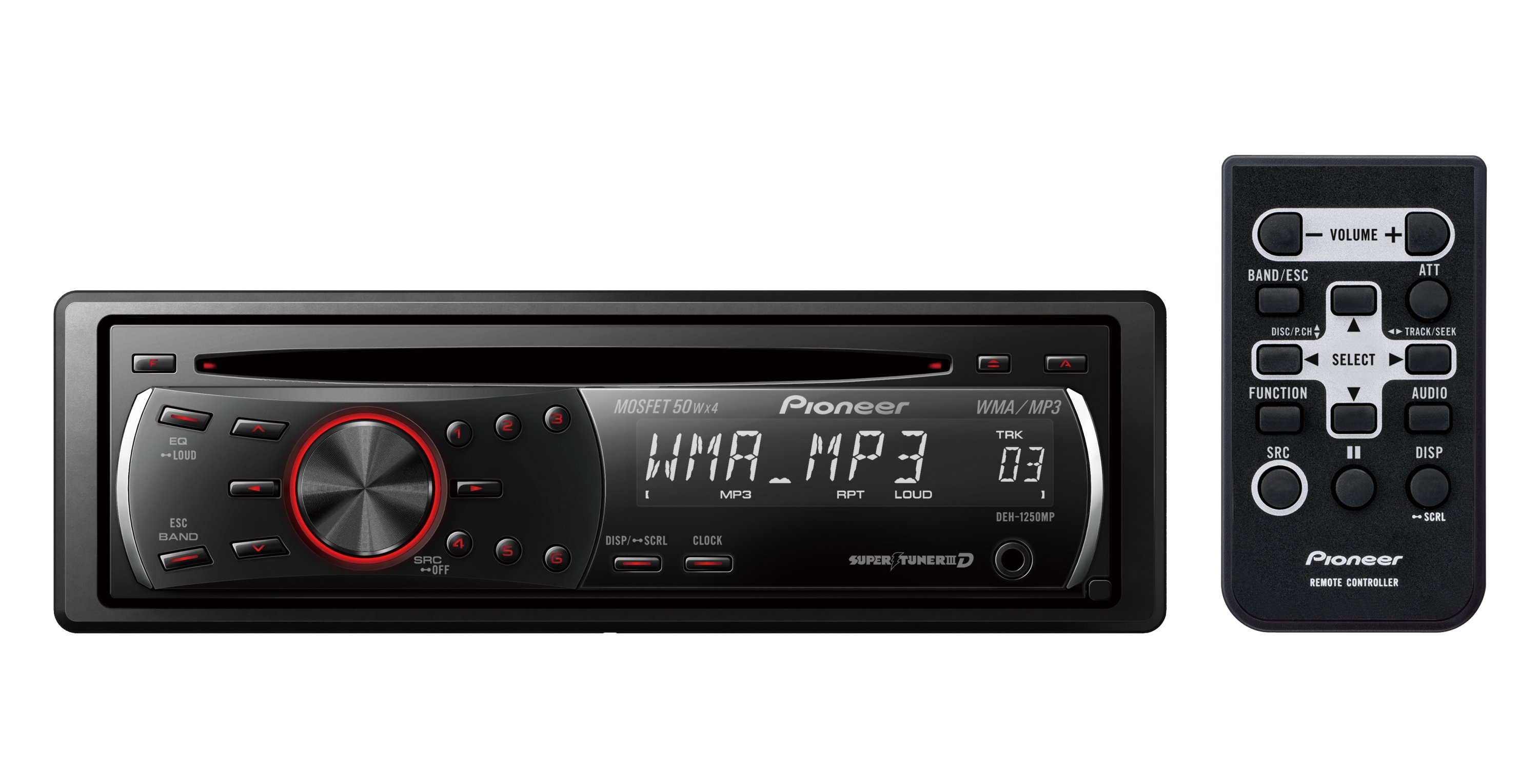 Автомагнитола Pioneer DEH-1250MP купить | ELMIR - цена, отзывы ...