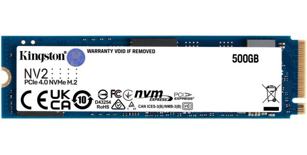 SSD-накопитель M.2 500GB Kingston NV2 (SNV2S/500G) купить | ELMIR
