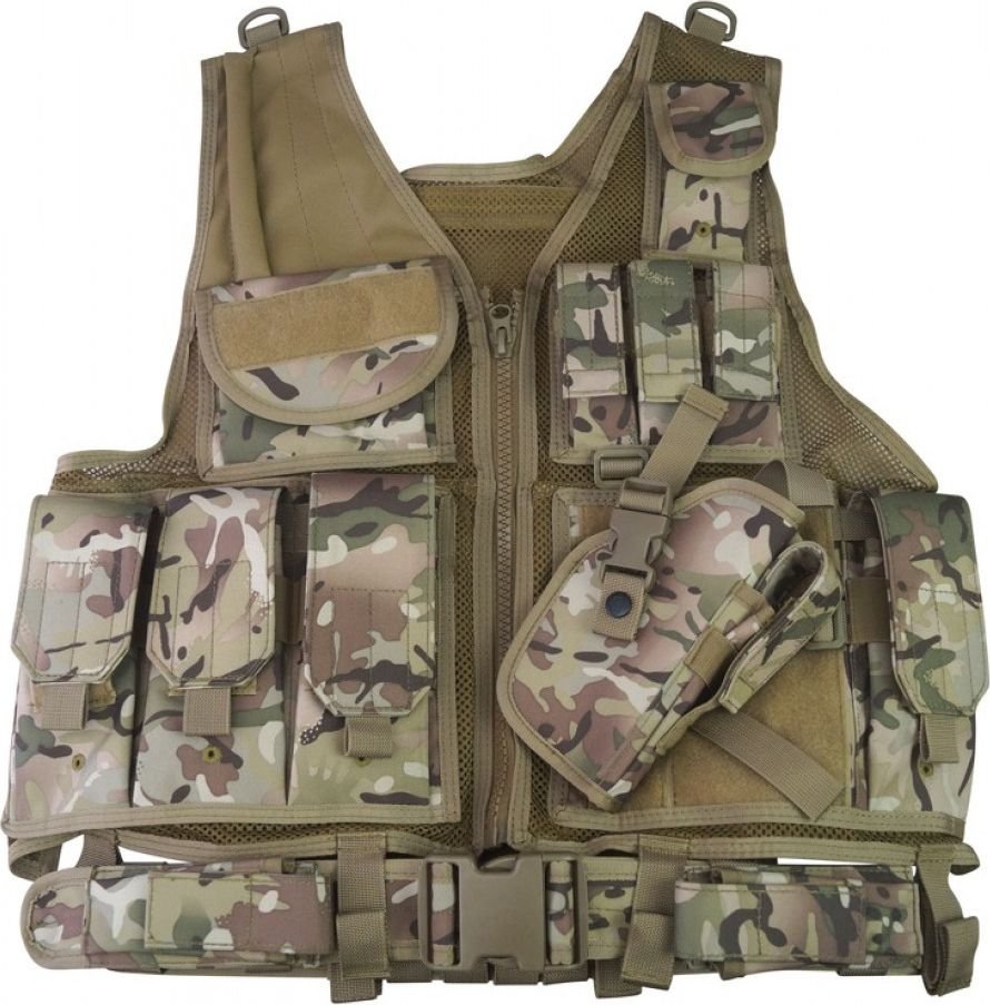 Разгрузочный жилет KOMBAT Cross-draw Tactical Vest Uni MultiCam