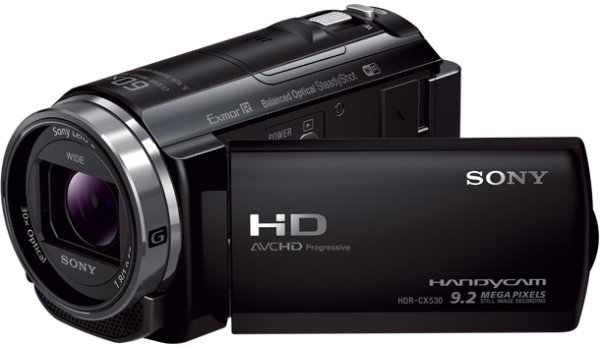 Цифровая видеокамера Sony Handycam HDR-CX530 Black купить | ELMIR