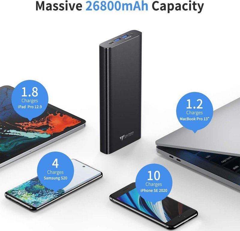 Аккумулятор универсальный Voltero S25 26800 mAh (6090525828894) купить ...