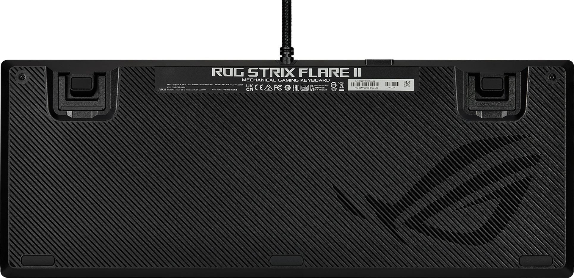 Клавиатура Asus ROG Strix Flare II LED NX Red USB ENG (90MP02D6-BKUA01 ...