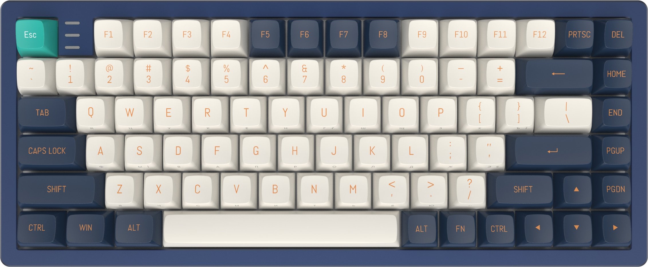 Клавіатура Dark Project KD83A Mech. Gateron Cap Teal (KB-GCT-831-502124 ...