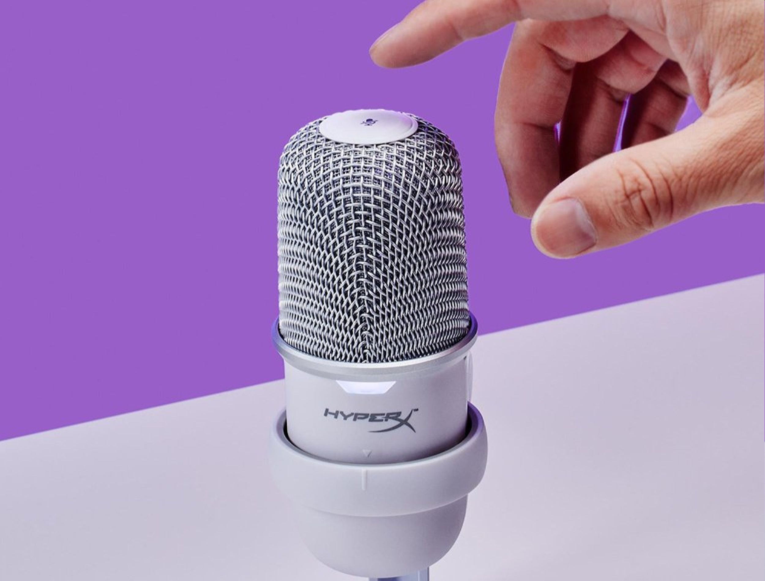 Микрофон HyperX SoloCast White (519T2AA) купить | ELMIR - цена, отзывы ...