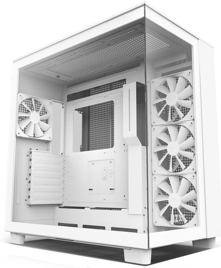 NZXT H9 FLOW ホワイト PCケース White 白 Корпус NZXT H9 Flow White (CM-H91FW-01) купить | Elmir - цена