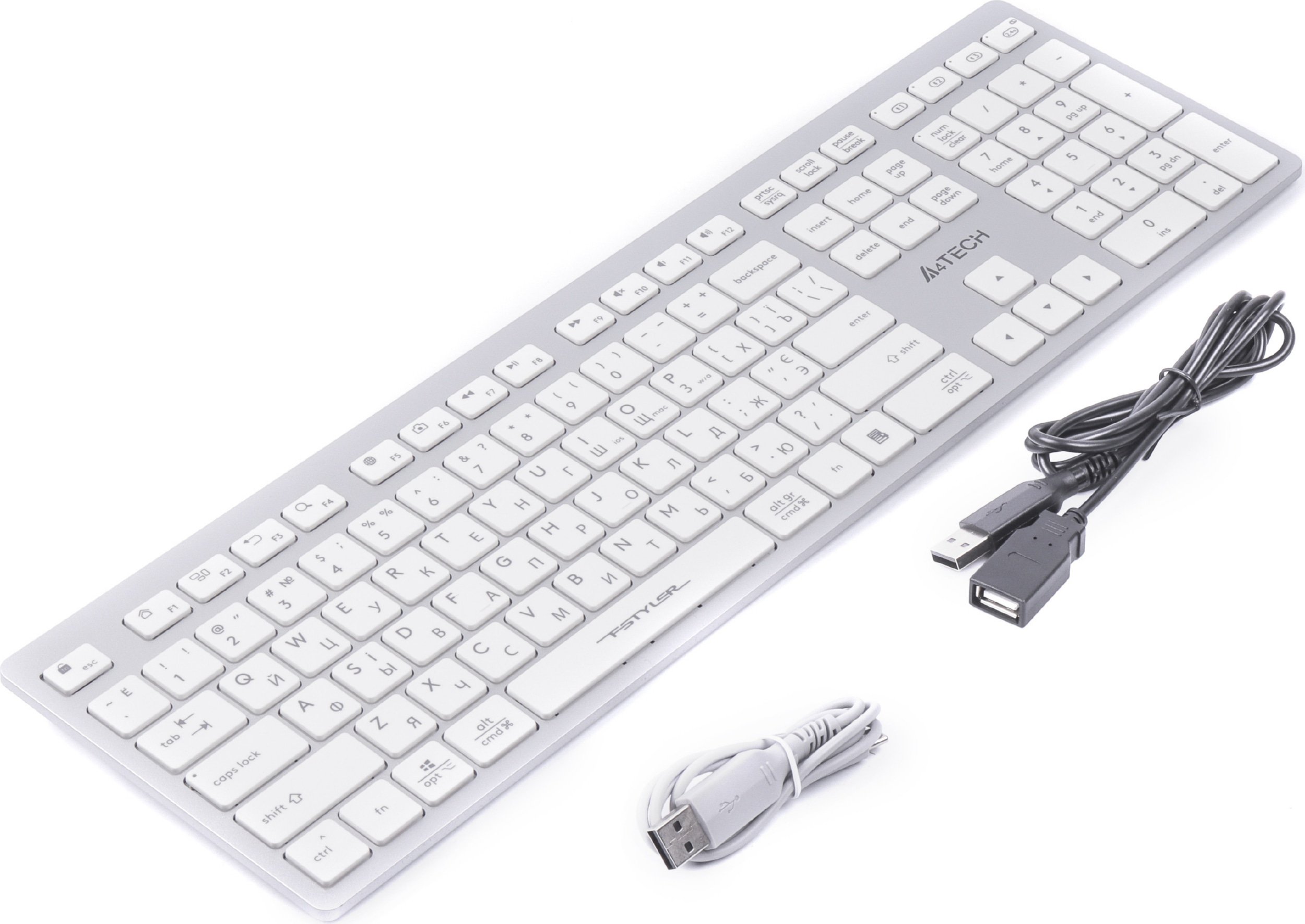 Клавіатура A4Tech Fstyler FBX50C White купити | Elmir - ціна, відгуки ...