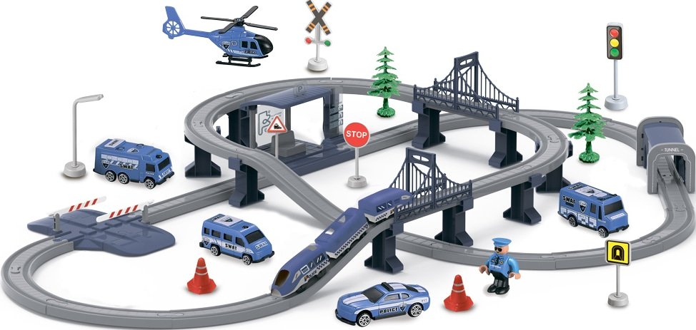 Залізниця ZIPP Toys Міський Експрес Blue (AU3884AB) купити | ELMIR