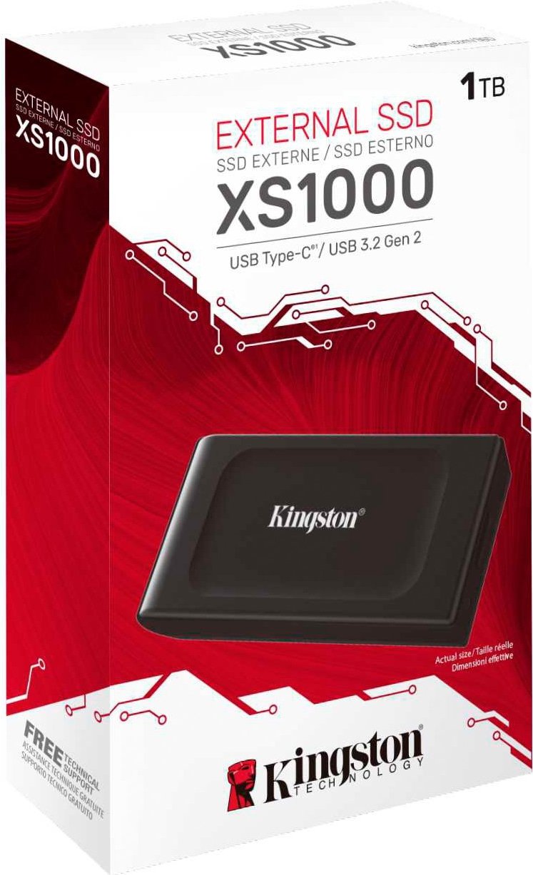 SSD-накопитель USB 1TB Kingston (SXS1000/1000G) купить | ELMIR