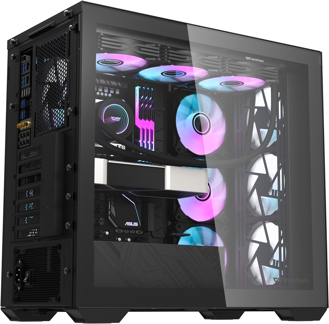 Корпус Darkflash DLX4000 MESH Black б/БП купить | Elmir - цена, отзывы ...