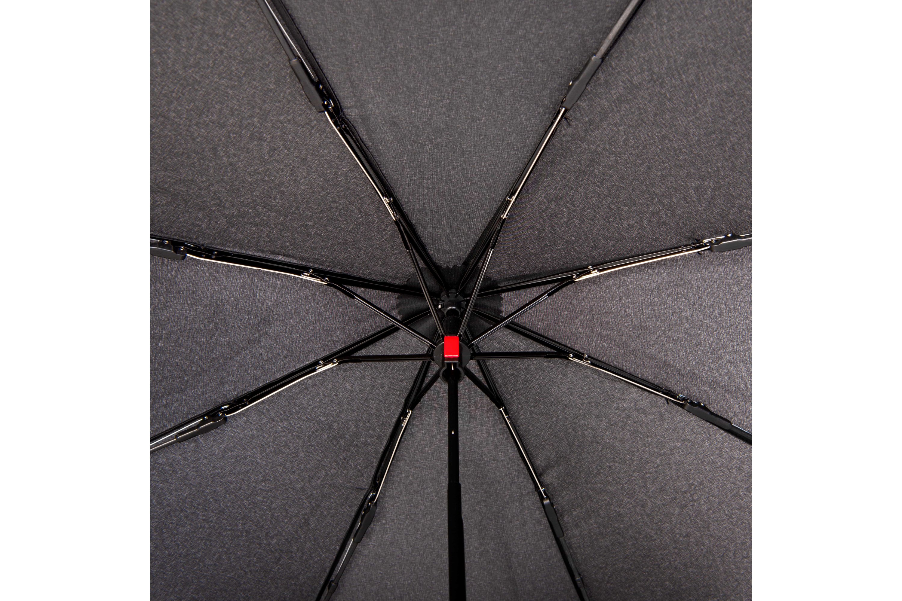 Parapluie Manuel Knirps Medium Noir - Neuf Avec étiquettes, 100% Polyester Résistant à L'eau