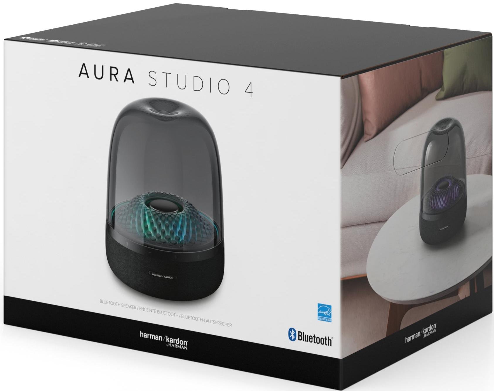 【新品未開封】harman/kardon AURA STUDIO 4スピーカー ブルートゥーススピーカー Aura Studio 4 HKAURAS4BLKJN