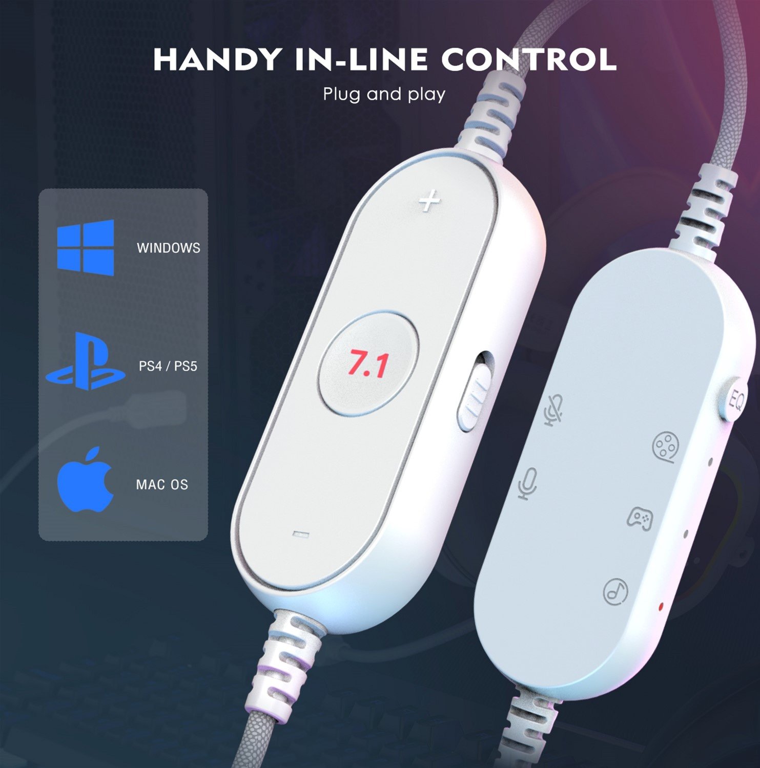 Наушники FIFINE H6 RGB White купить | ELMIR - цена, отзывы, характеристики