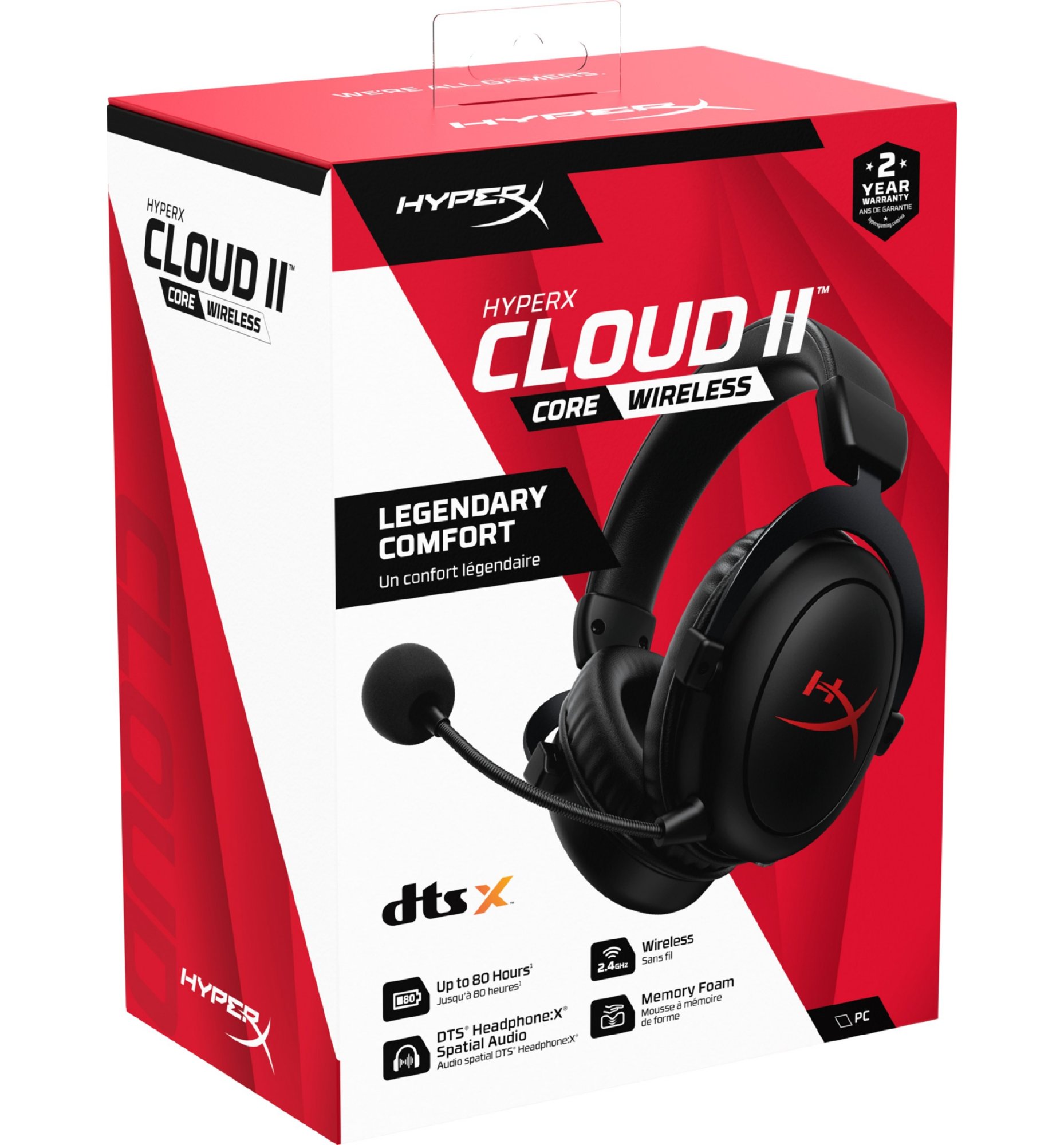 Наушники HyperX Cloud II Core WL USB Black (6Y2G8AA) купить | ELMIR ...