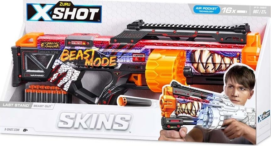 Бластер Zuru X-Shot Skins Last Stand Beast Out (36518J) купити
