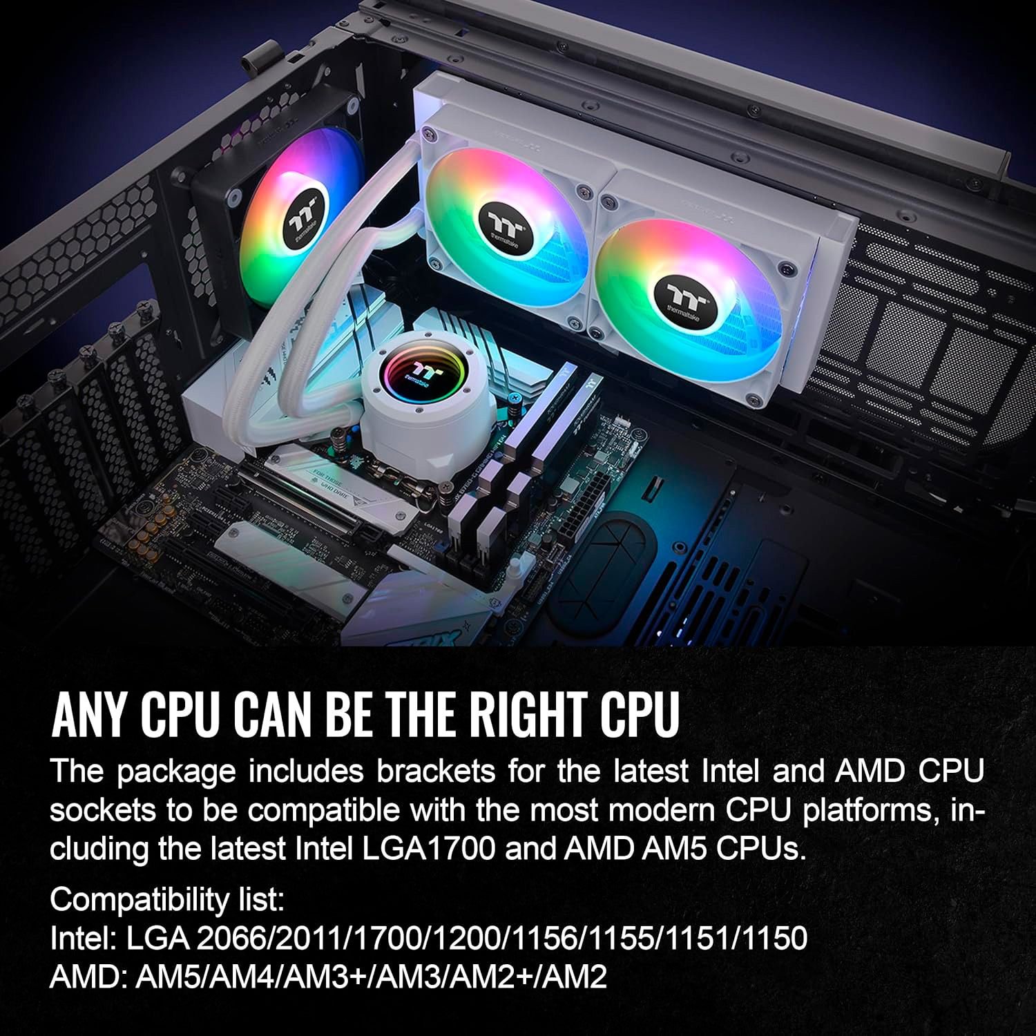 Водяное охлаждение Система водяного охлаждения Thermaltake TH240