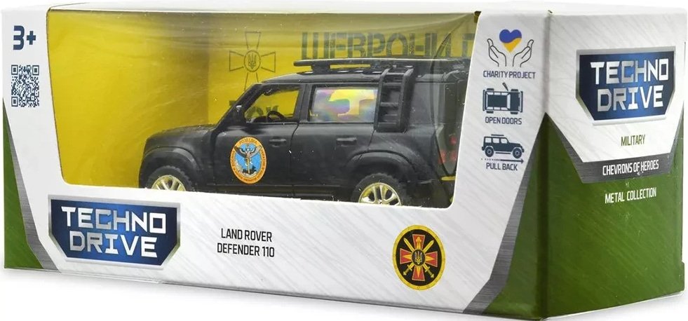 Автомодель TechnoDrive Шевроны Героев Land Rover Defender 110 