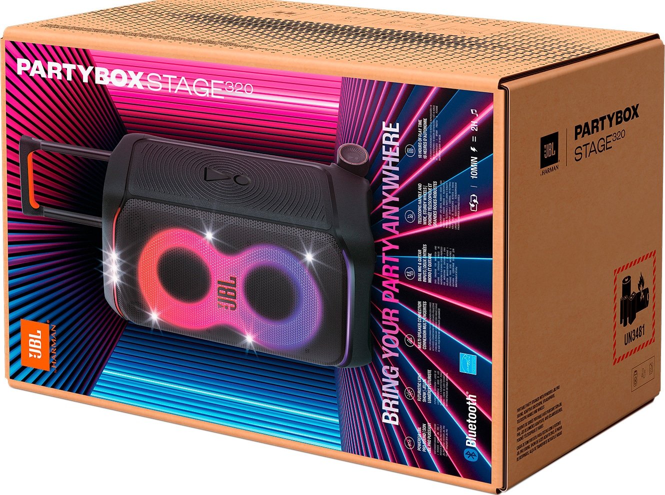 Акустическая система JBL Party Box Stage 320 (JBLPBSTAGE320EP