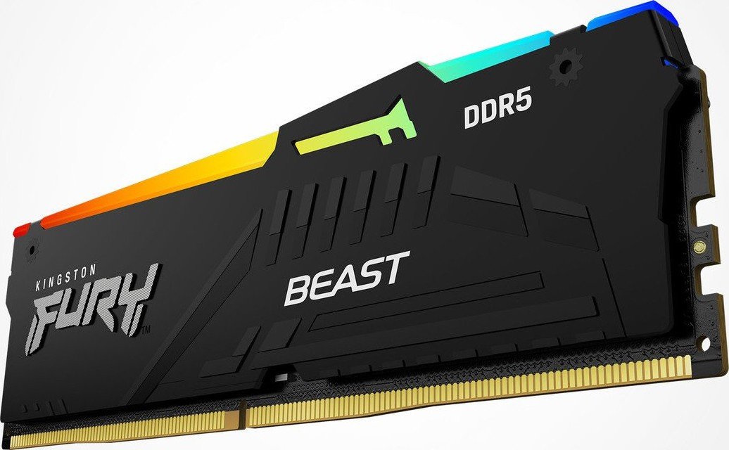 Модуль памяти Kingston Fury DDR5 32GB 2x16GB 6000MHz Beast RGB