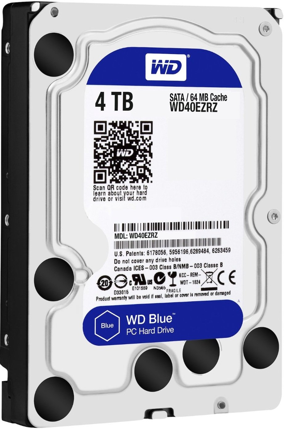 Жесткий диск 3.5" SATA 4TB WD Blue (WD40EZRZ) купить | Elmir - цена ...