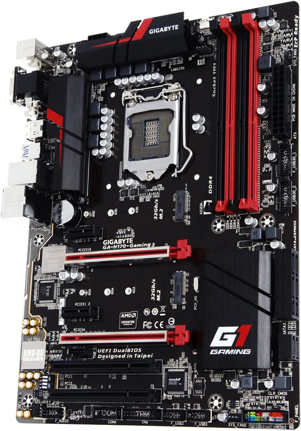 Материнская плата GigaByte GA-H170-Gaming 3 s-1151 H170 купить | Elmir ...