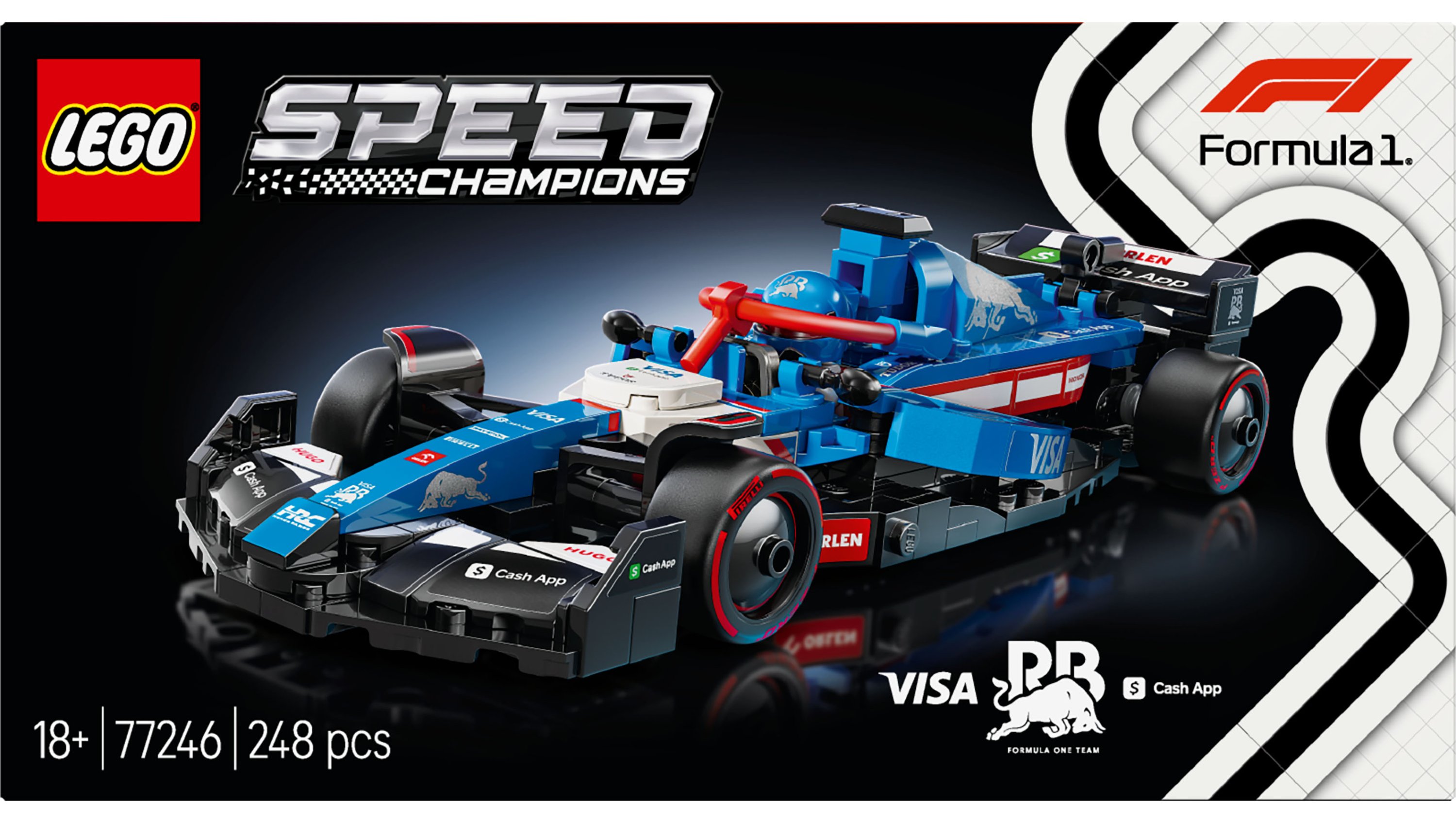Конструктор LEGO Speed Champions F1 Visa Cash RB VCARB 01 (77246