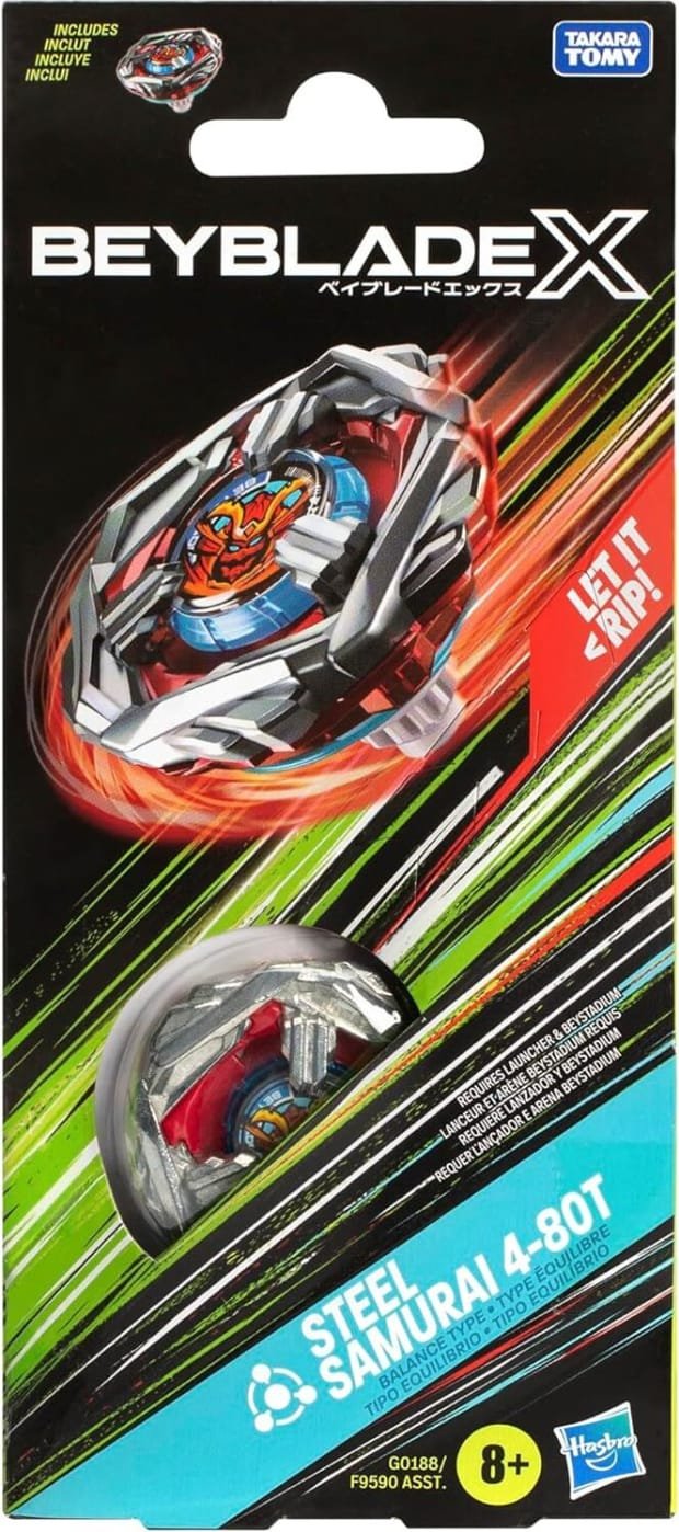 Дзига Hasbro Beyblade X Steel Samurai (F9590/G0188) купити | ELMIR