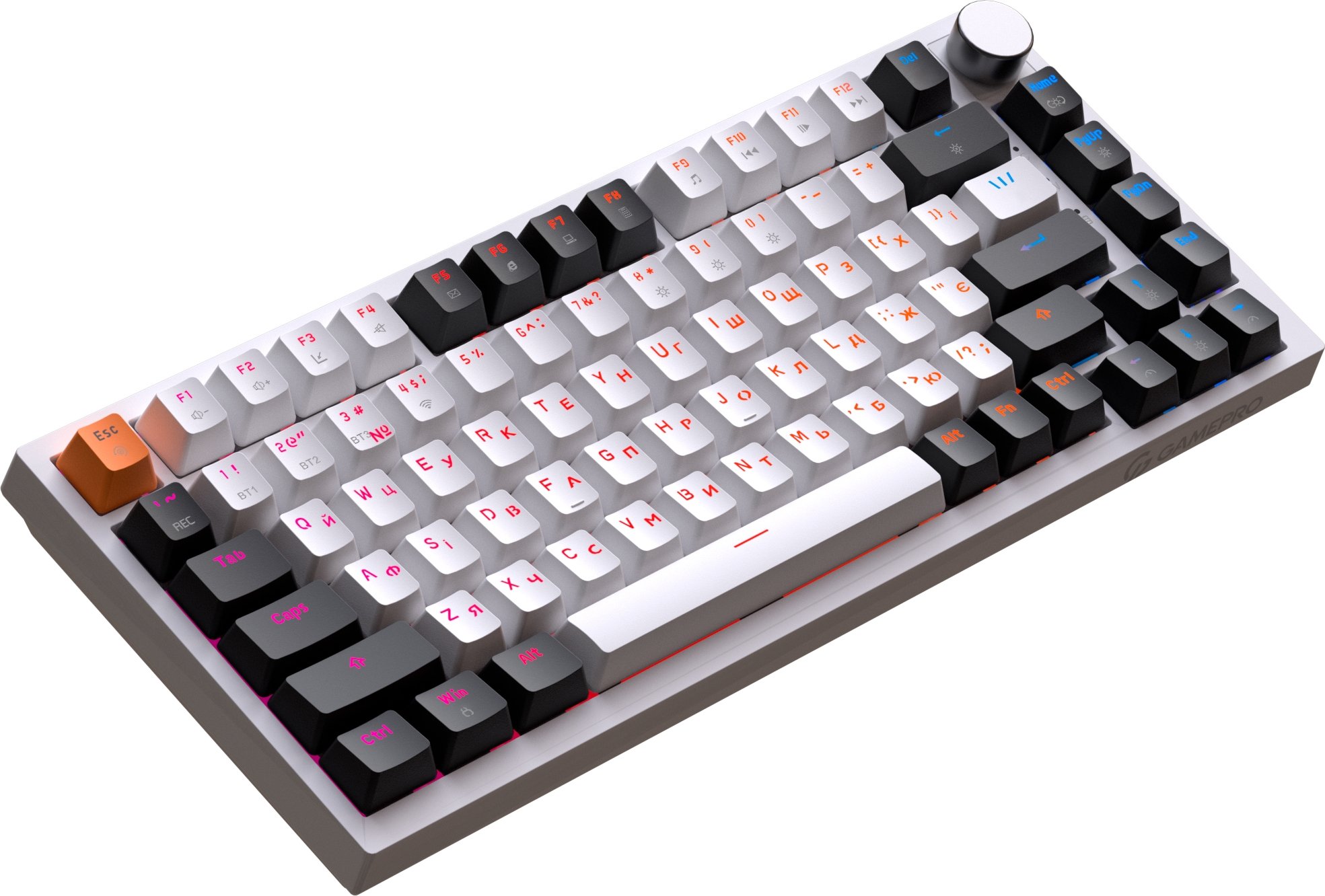Клавиатура GamePro MK160W Pro Asgard Valhalla 75% QLAB Orange