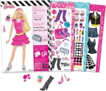 barbie fashion sticker stylist