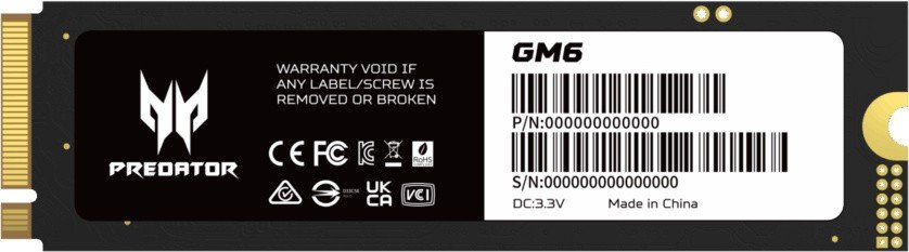 SSD-накопитель M.2 2TB Acer Predator GM6 (BL.9BWWR.134) купить