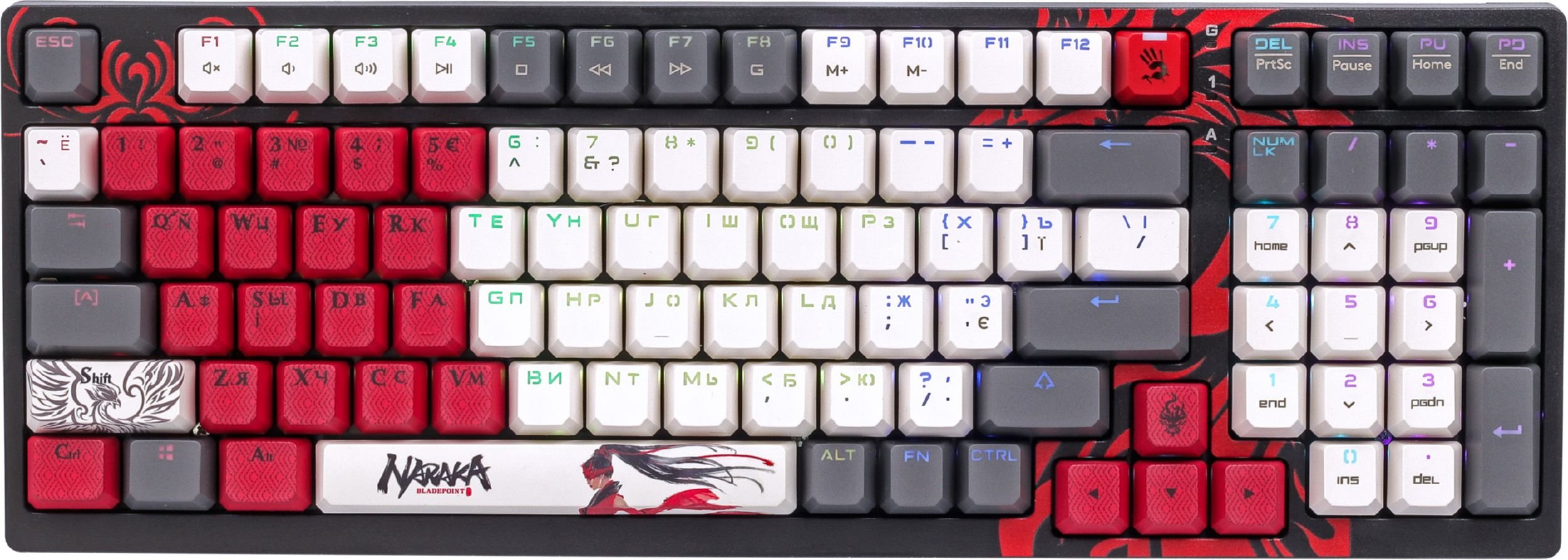 Клавиатура Bloody S98 Naraka Red Switch USB купить | Elmir - цена