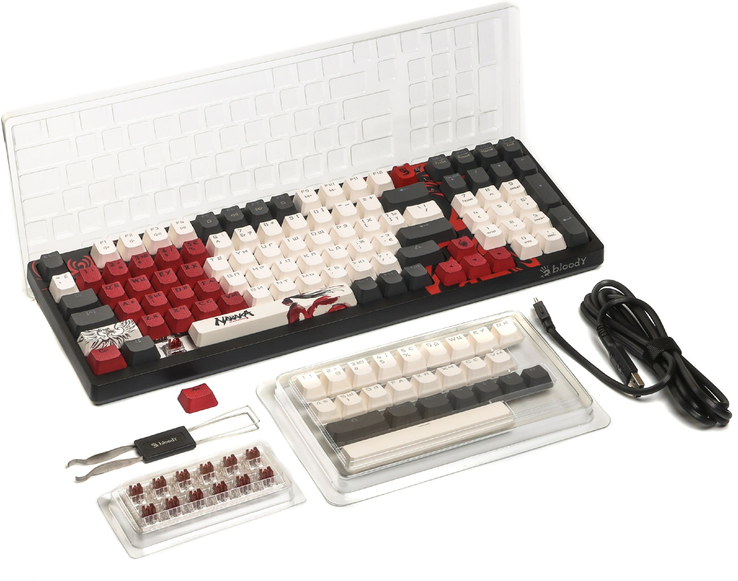 NARA様 Клавиатура Bloody S98 Naraka Red Switch USB купить | Elmir - цена