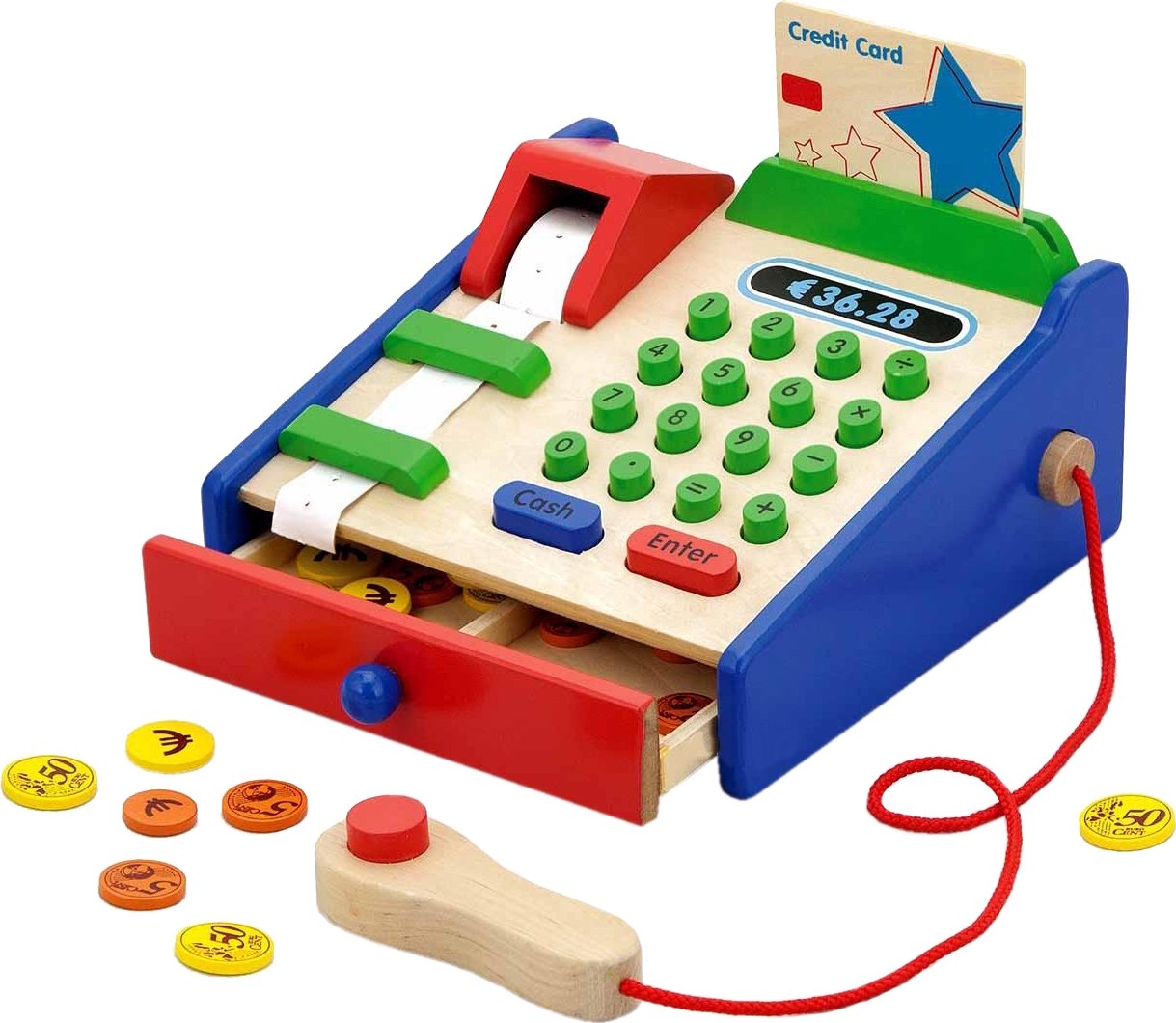 Игрушечный кассовый аппарат Viga Toys (59692) купить | ELMIR - цена ...