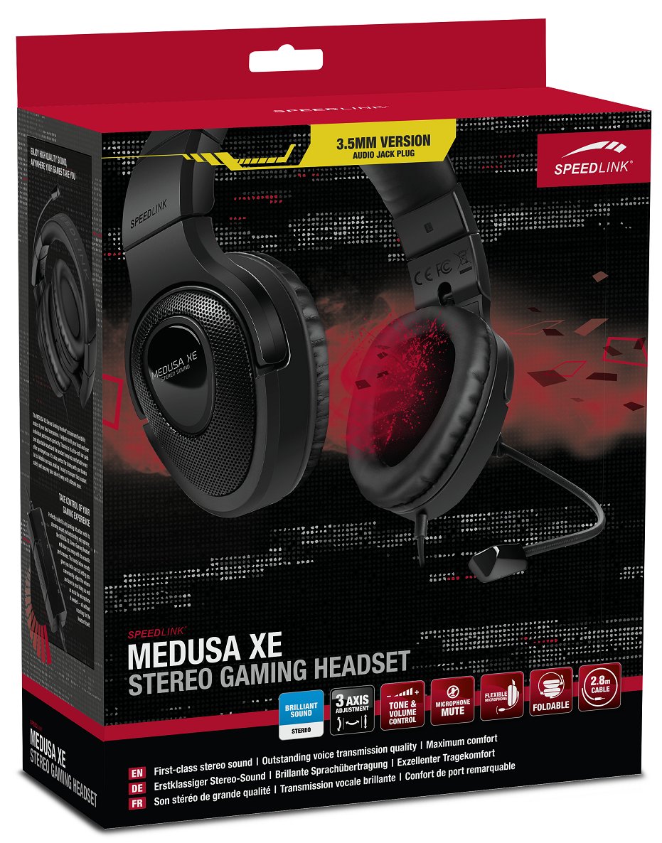 Наушники Speedlink Medusa XE Stereo Gaming Headset (SL-8782-BK-01 ...