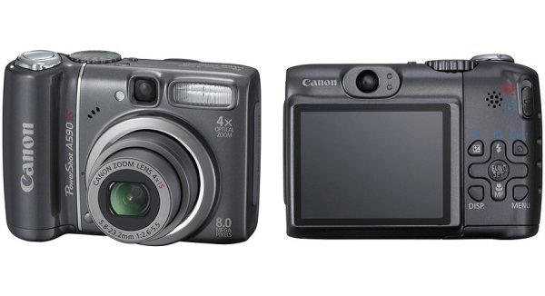 Цифровая фотокамера Canon PowerShot A590 IS купить | ELMIR - цена