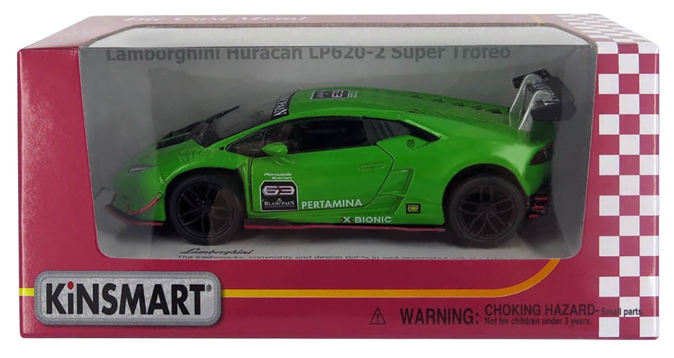 Автомодель Kinsmart Lamborghini Huracan LP620-2 Super Trofeo 1:36