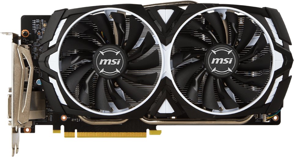 Видеокарта MSI PCI-E GeForce GTX1060 3GB DDR5 (GTX 1060 ARMOR 3G V1 ...