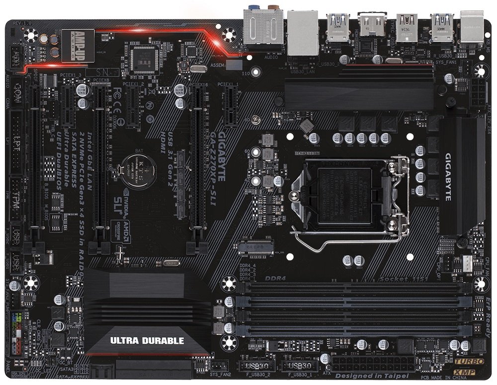 Материнская плата GigaByte GA-Z270XP-SLI s-1151 Z270 купить | Elmir ...