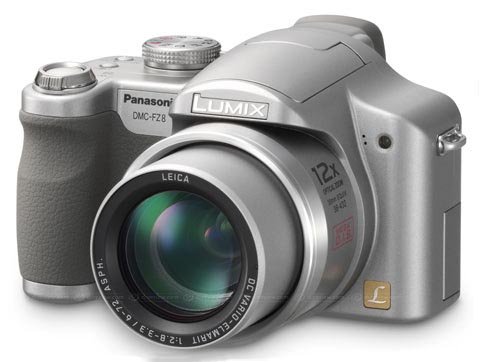 Цифровая фотокамера Panasonic LUMIX DMC-FZ8 Silver купить | ELMIR