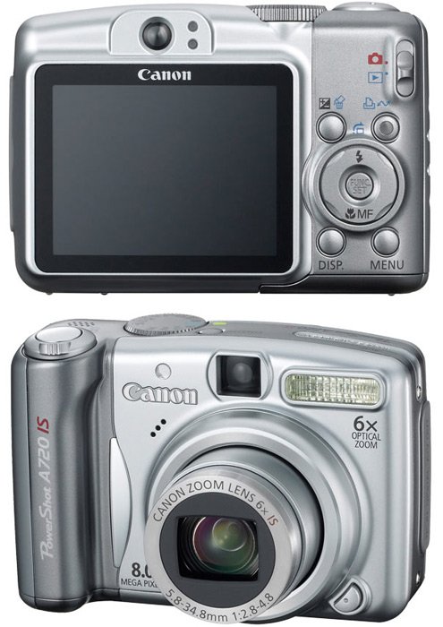 Цифровая фотокамера Canon PowerShot A720 IS купить | ELMIR - цена