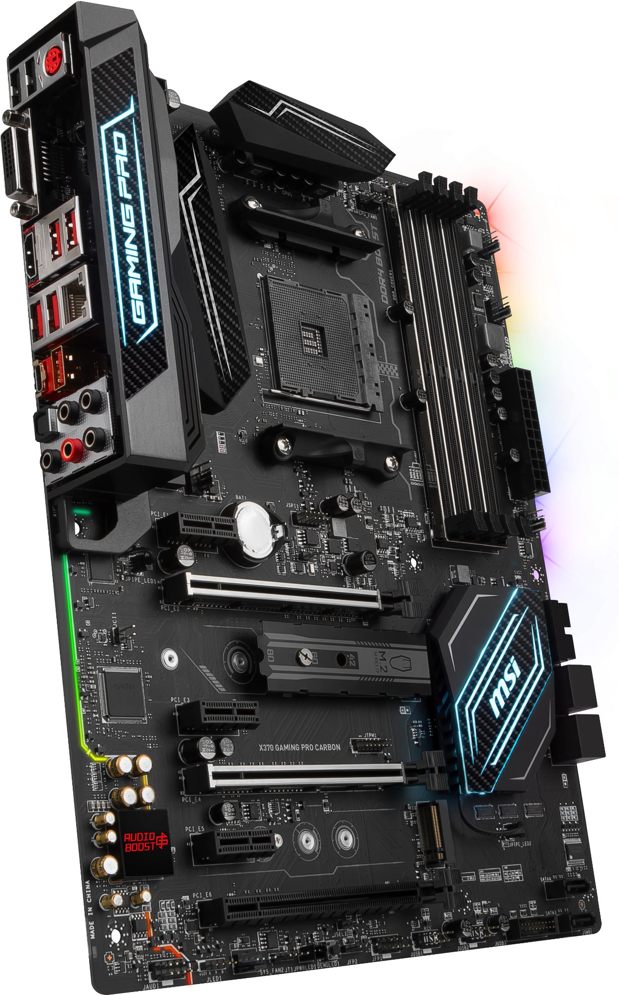 Материнская плата s-AM4 AMD X370 MSI X370 Gaming Pro Carbon ATX купить ...