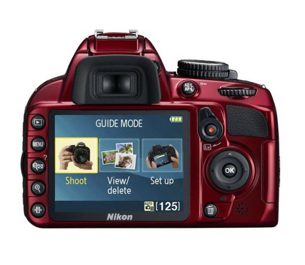 Цифровая фотокамера Nikon D3100 Kit 18-55 VR Red купить | ELMIR
