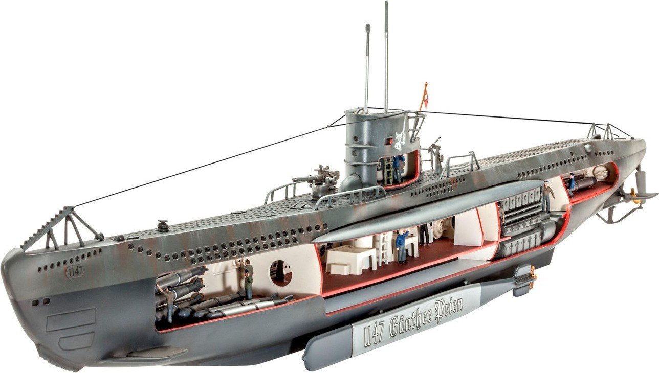 Модель Revell Немецкая подводная лодка German Submarine U47 1125