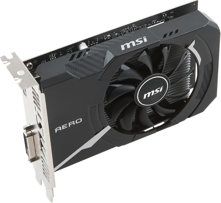 Видеокарта MSI PCI-E GeForce GT1030 2GB DDR5 (GT 1030 AERO ITX 2G