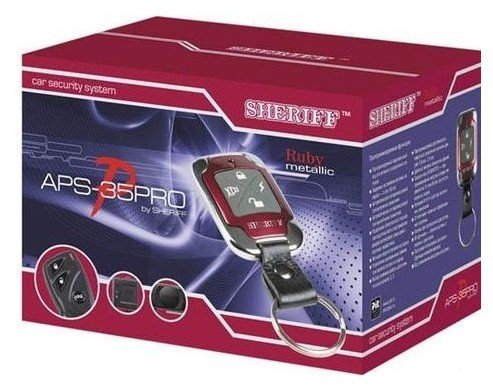 Автосигнализация SHERIFF APS-35 PRO Ruby купить | ELMIR - цена, отзывы ...