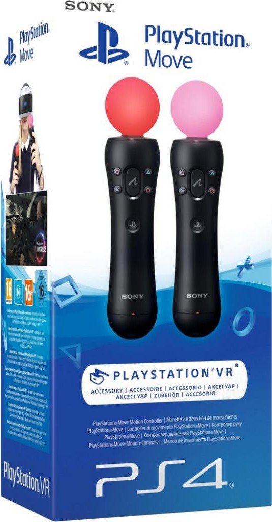 Контроллер движений Sony PS Move (2 шт.) купить | ELMIR - цена, отзывы ...